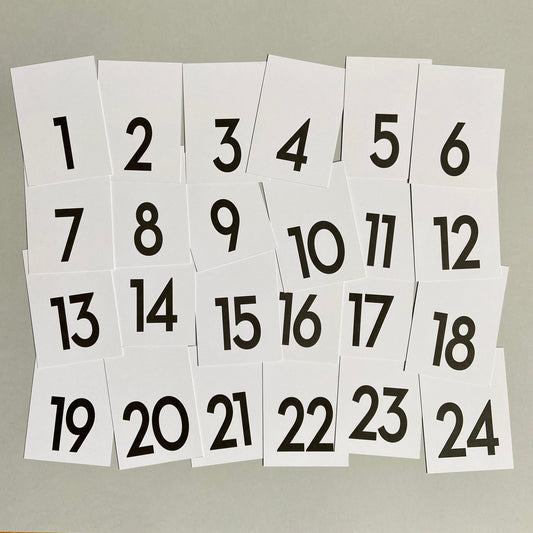 Set - Adventskalender-Zahlen