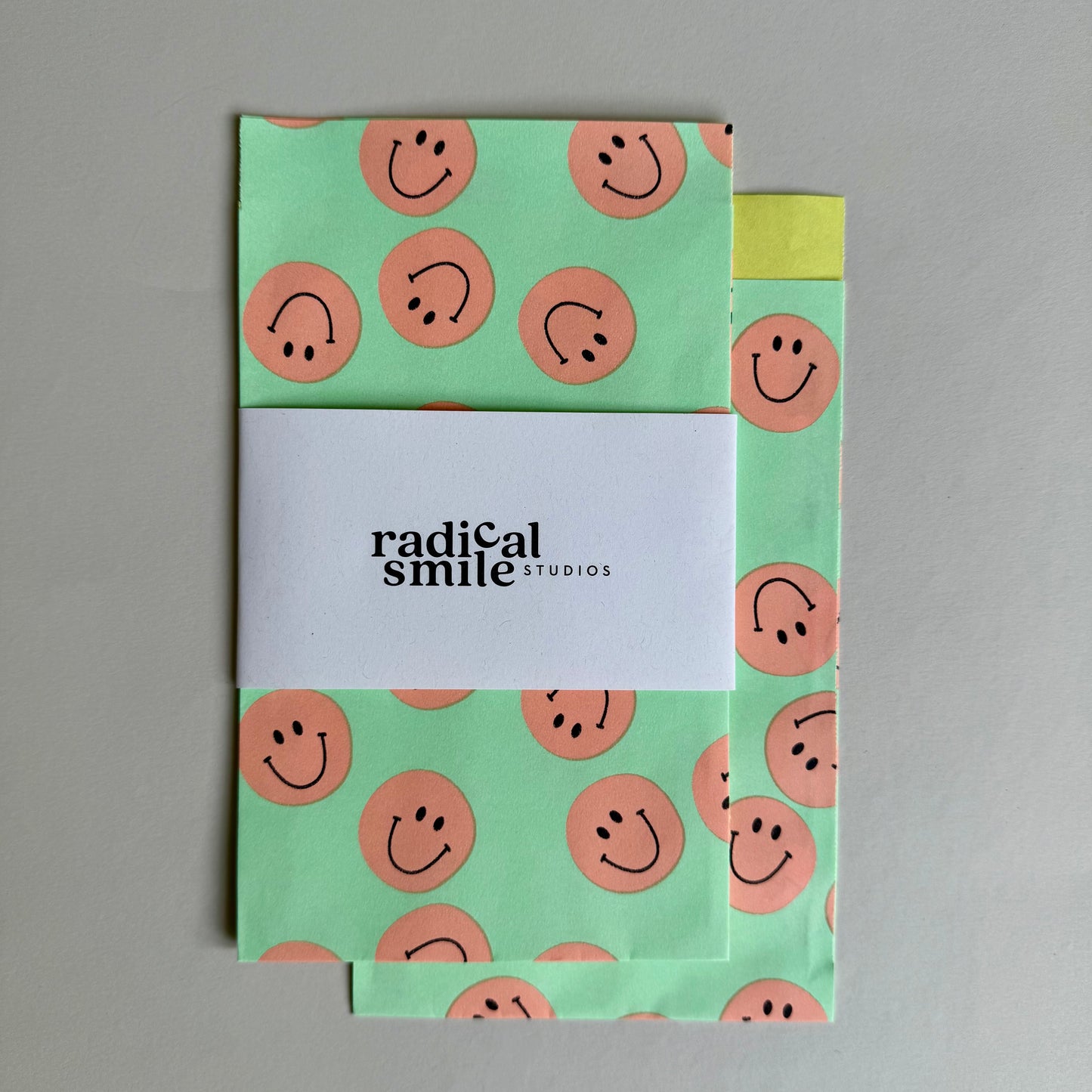 Flatbags - Smileys mint, diverse Größen