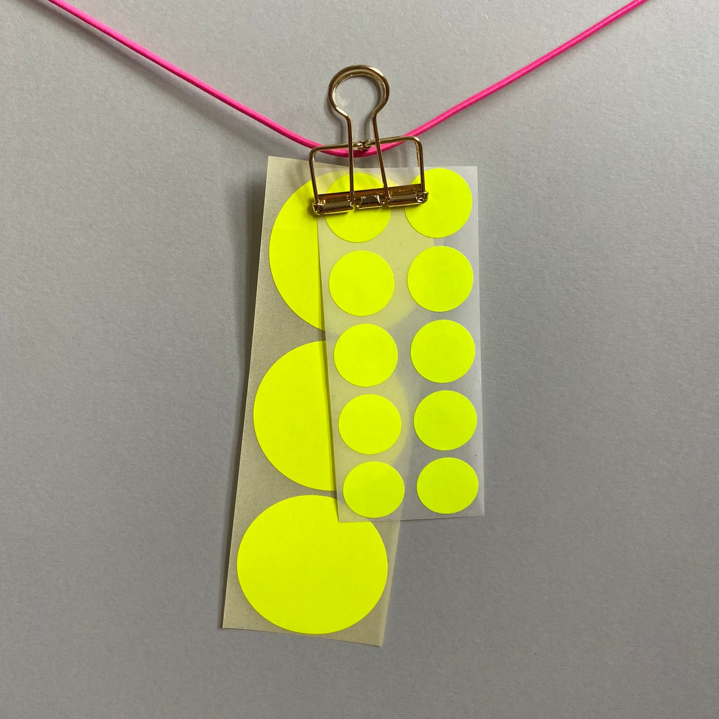 Sticker Set - Neon Punkte, diverse Farben